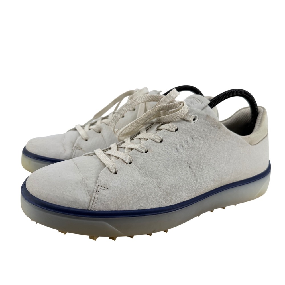 ECCO Golf Street Retro Mens White Leather Spikeless Shoes 10030460216 Size 43